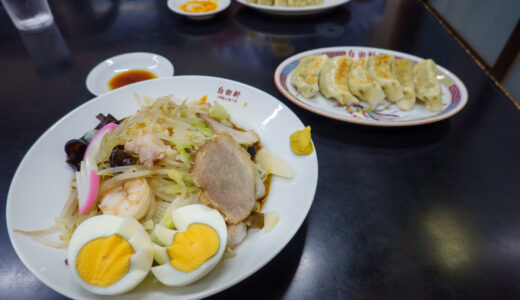 【夏】五目冷やし中華、そして餃子【季節限定】