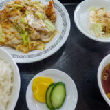 回鍋肉定食、そして餃子【ご飯がすすみまくる】