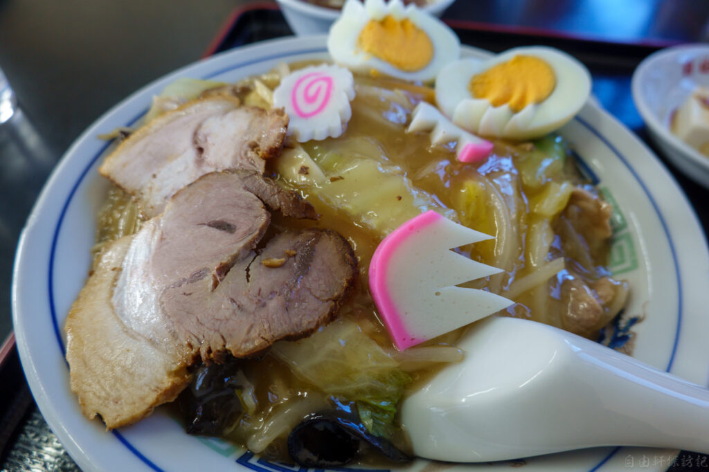 茨城県守谷市の中華飯店自由軒の中華丼。